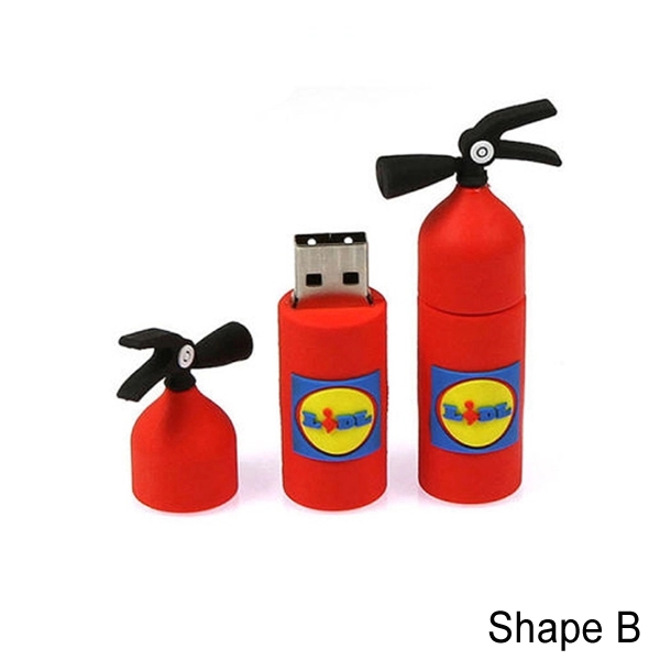 Fire Extinguisher Shaped USB Flash Drive 2