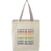 Rainbow Recycled 6oz Cotton Grocery Tote 22