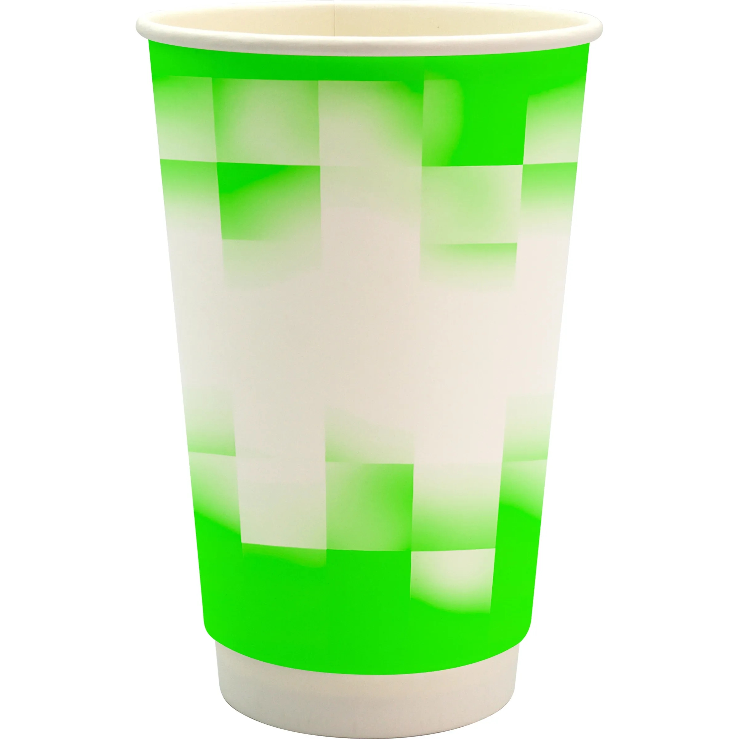 16 oz. Full Color Shaded Checkers Paper Cup 2
