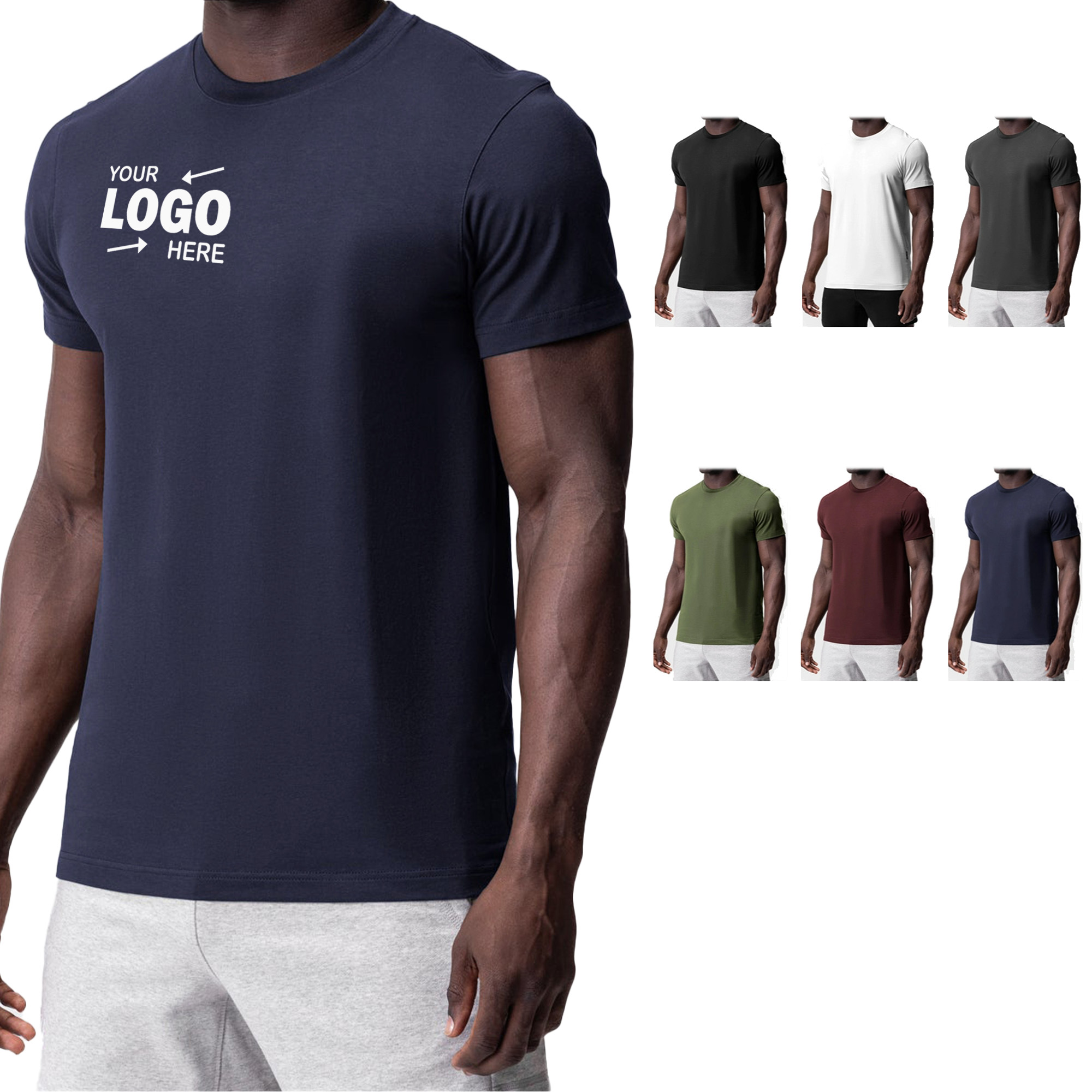 Men's Athletic Quick Dry Short Sleeve T-Shirt 2