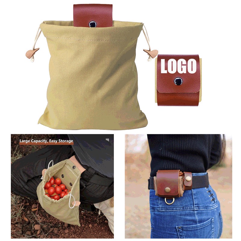 Mushroom Foraging Bag/Collapsible Outdoor Camping Foraging Pouch Hiking Bag 1