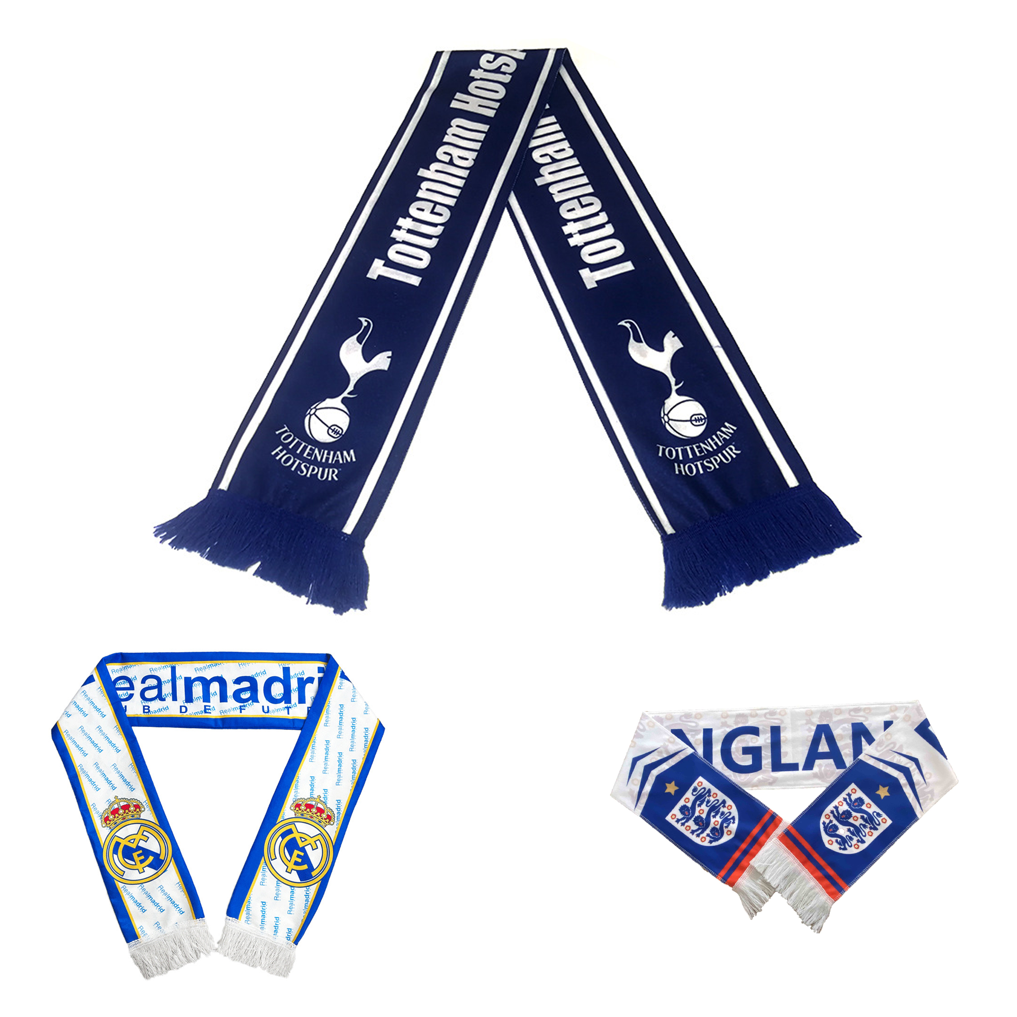 Personalized Polyester Soccer Fan Scarf 3
