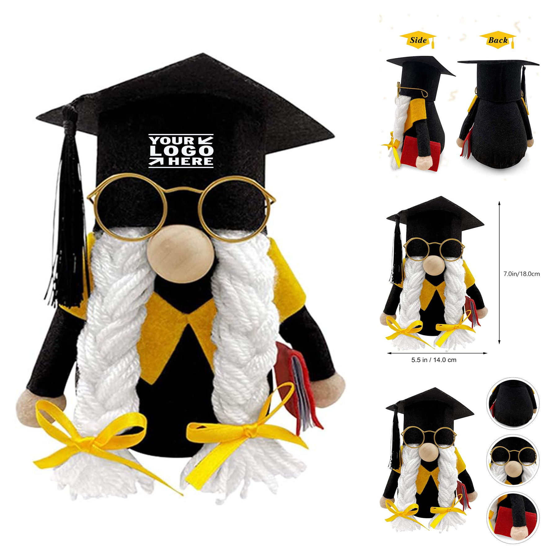 Graduation Gnom Plush Toy