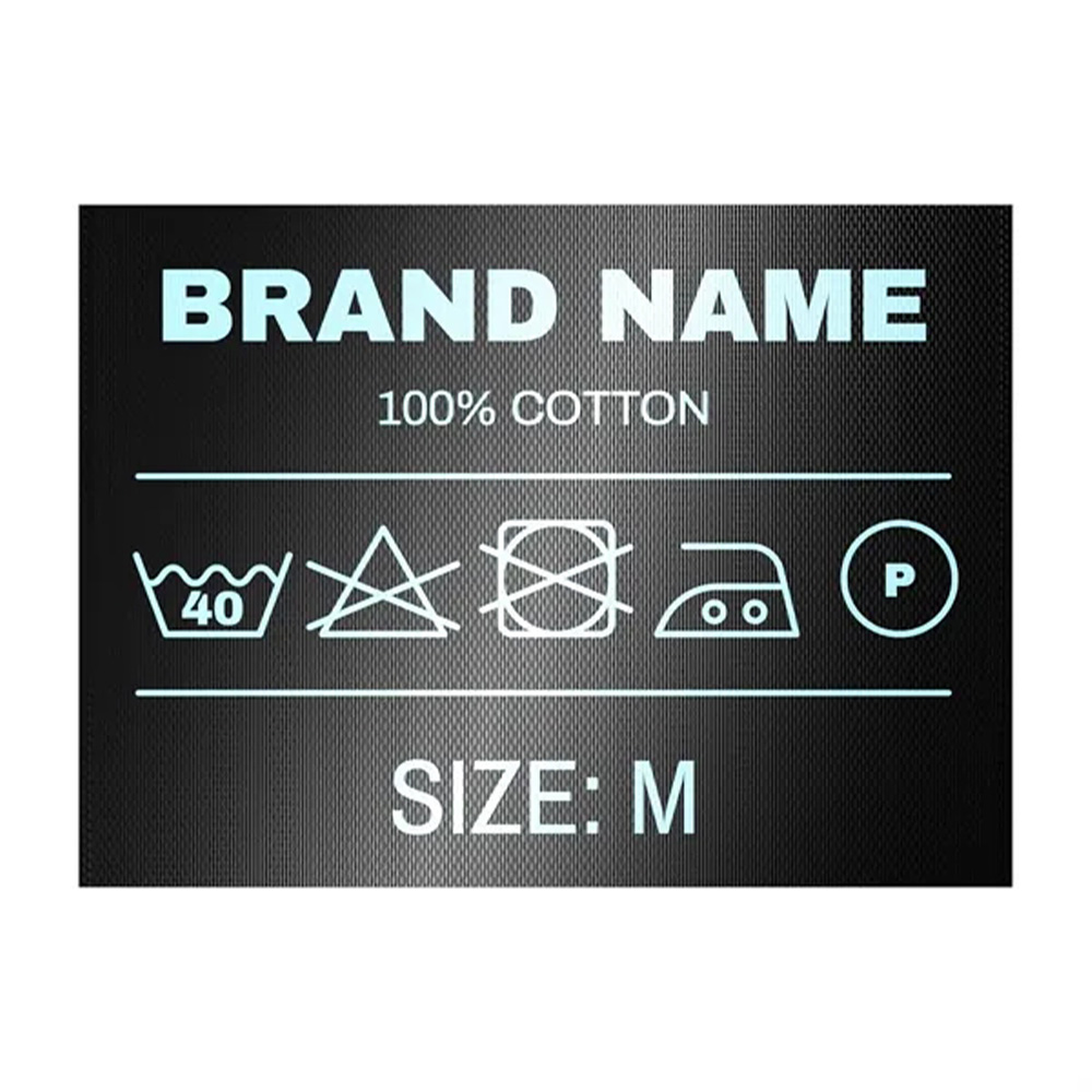 4.72" x 1.18" Print Care Labels 2