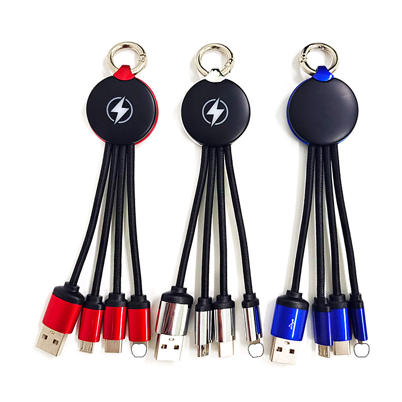 3 in1 USB Charging Cable w/LED Backlight LOGO 4
