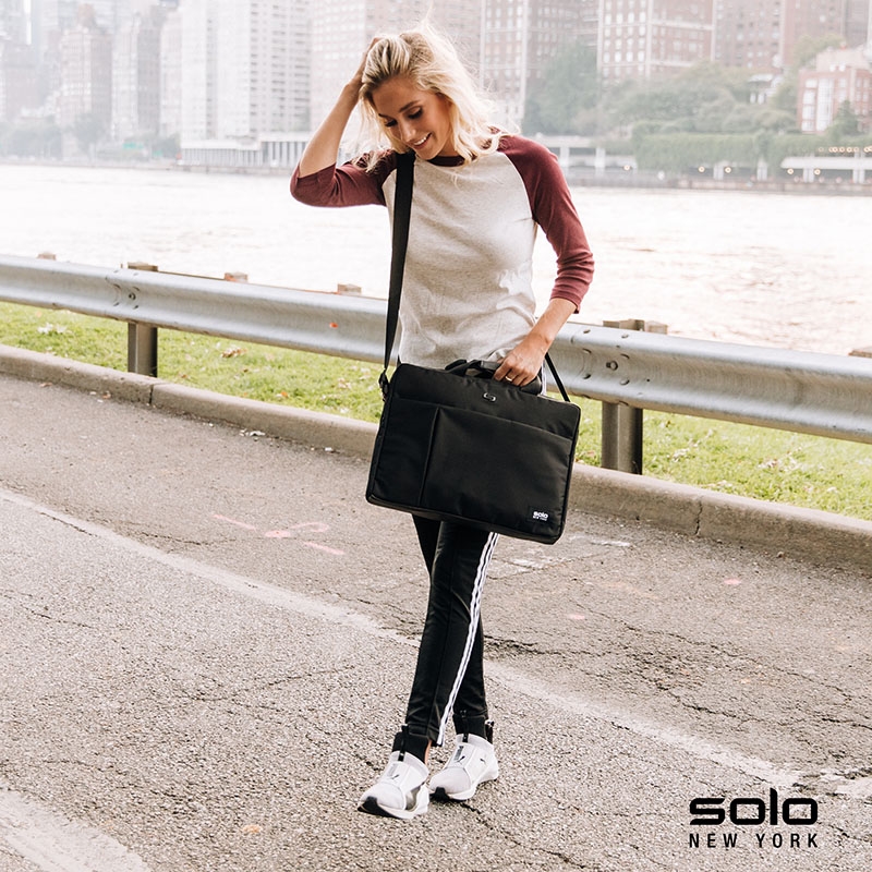 Solo New York Lead Slim Briefcase 13