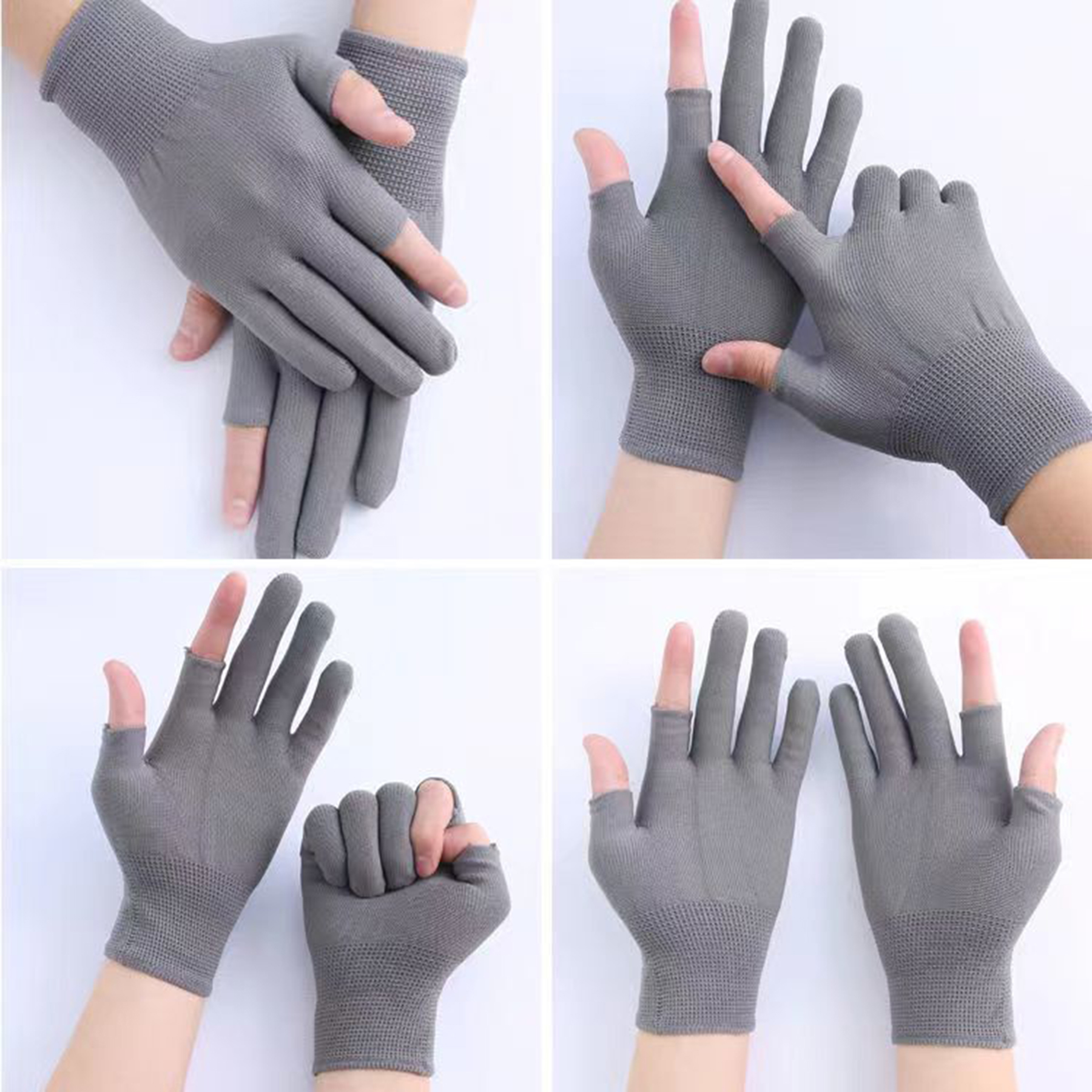 Polyester Fingerless Gloves 4