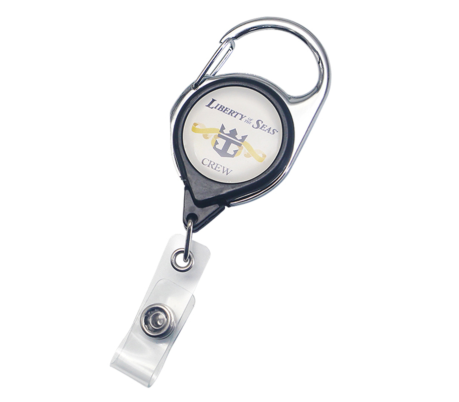 No-Twist Retractable Carabiner Badge Reel 2