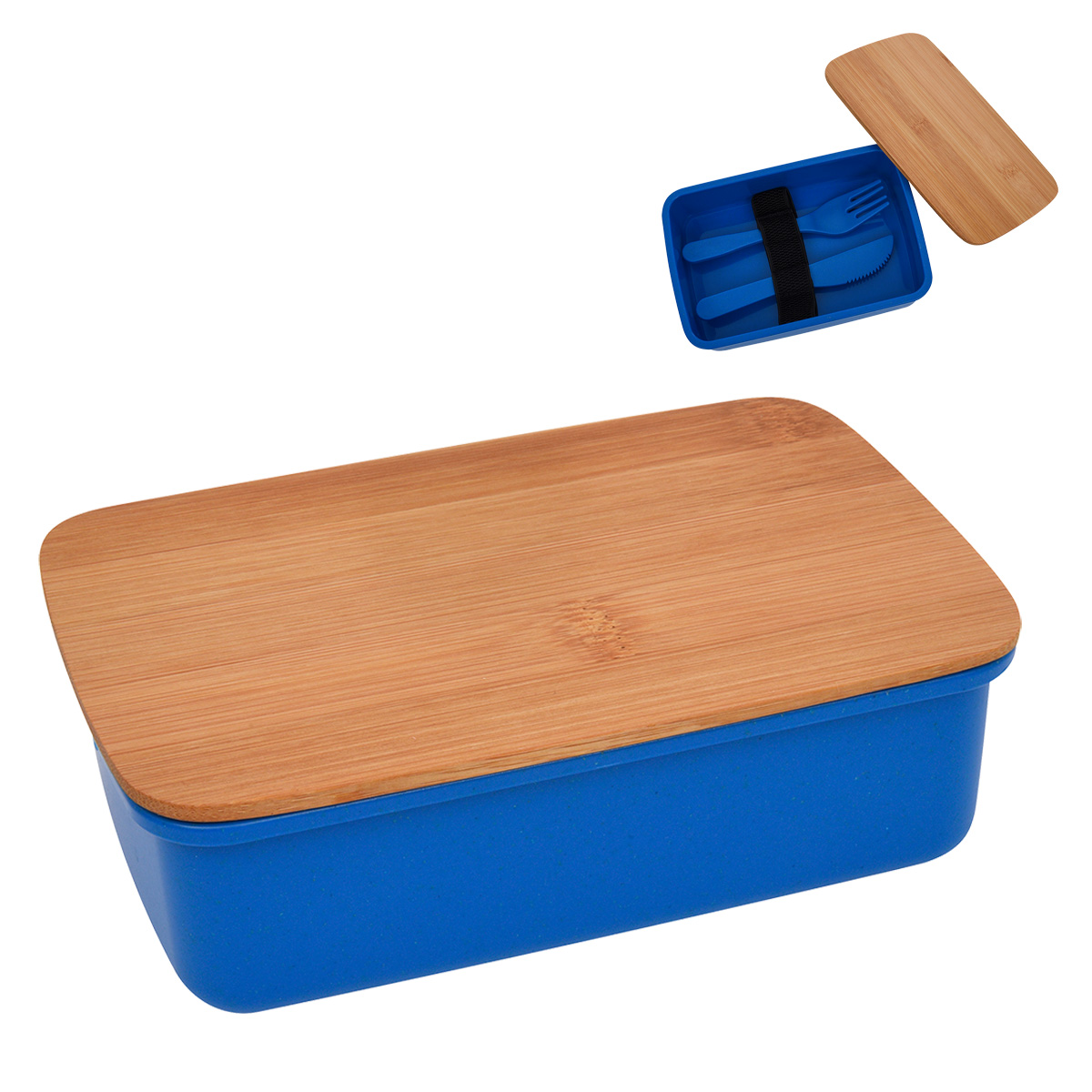 Wheat Lunch Set With Bamboo Lid 8