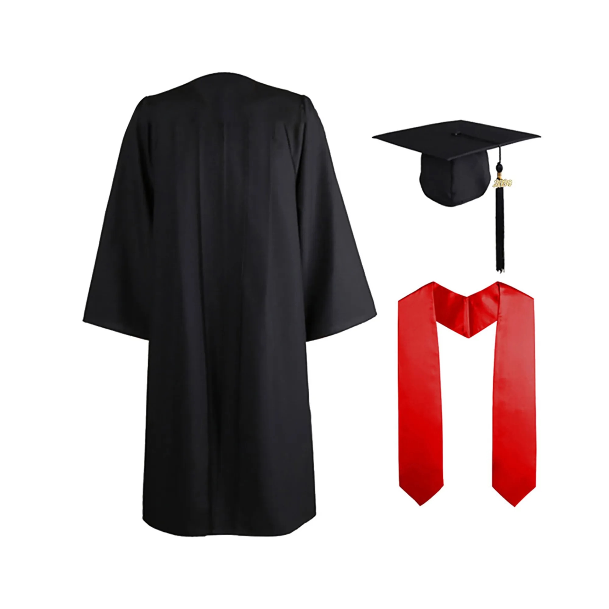 Graduation Ceremony Gown Suit With Hat Shawl 2