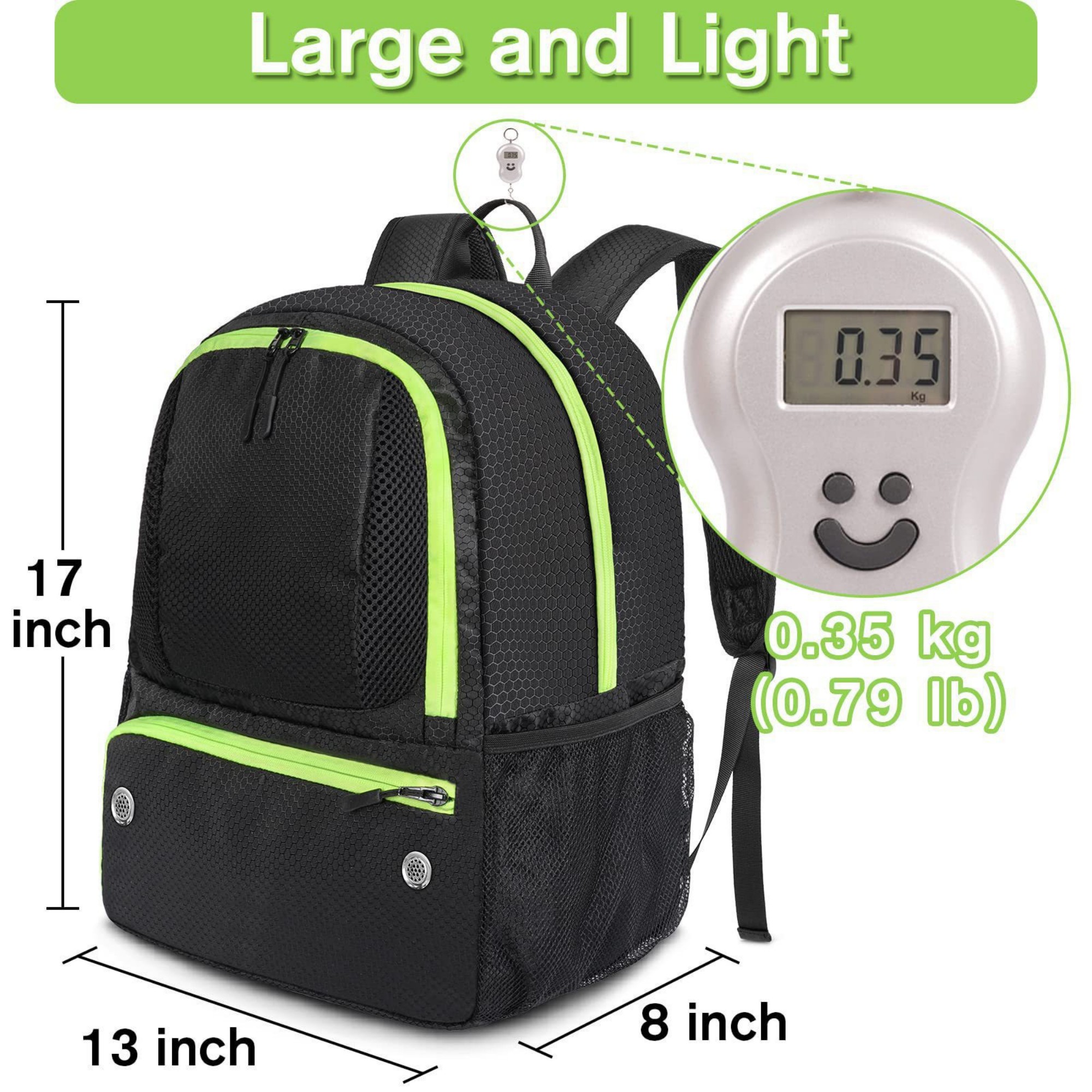 Soccer Backpack With Ball Compartment 3