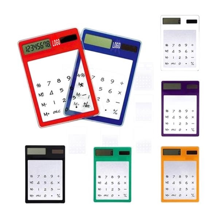 Transparent / Ultra Thin Solar Mini Calculator 3