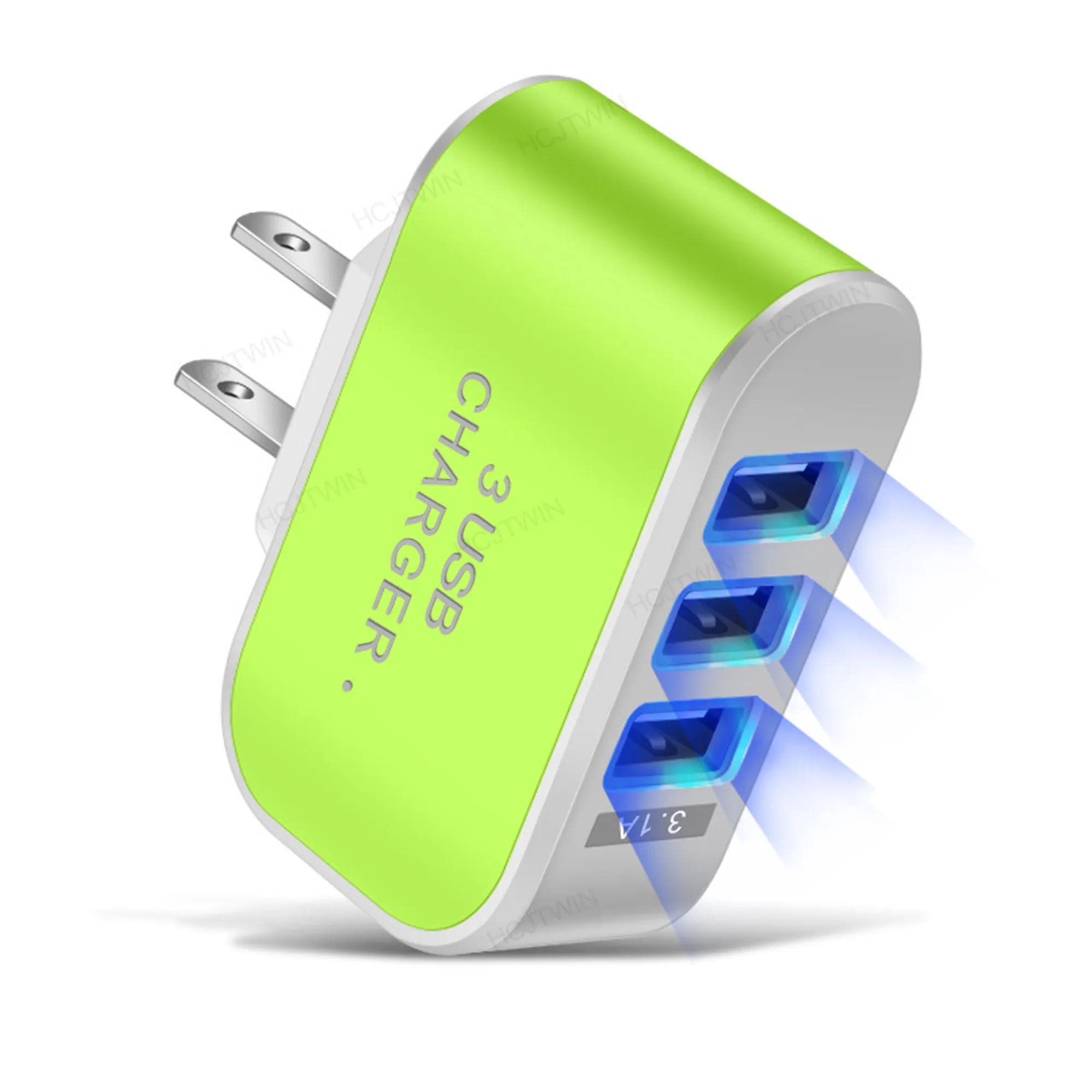 3-Port Usb Charger Block MOQ 100PCS 13