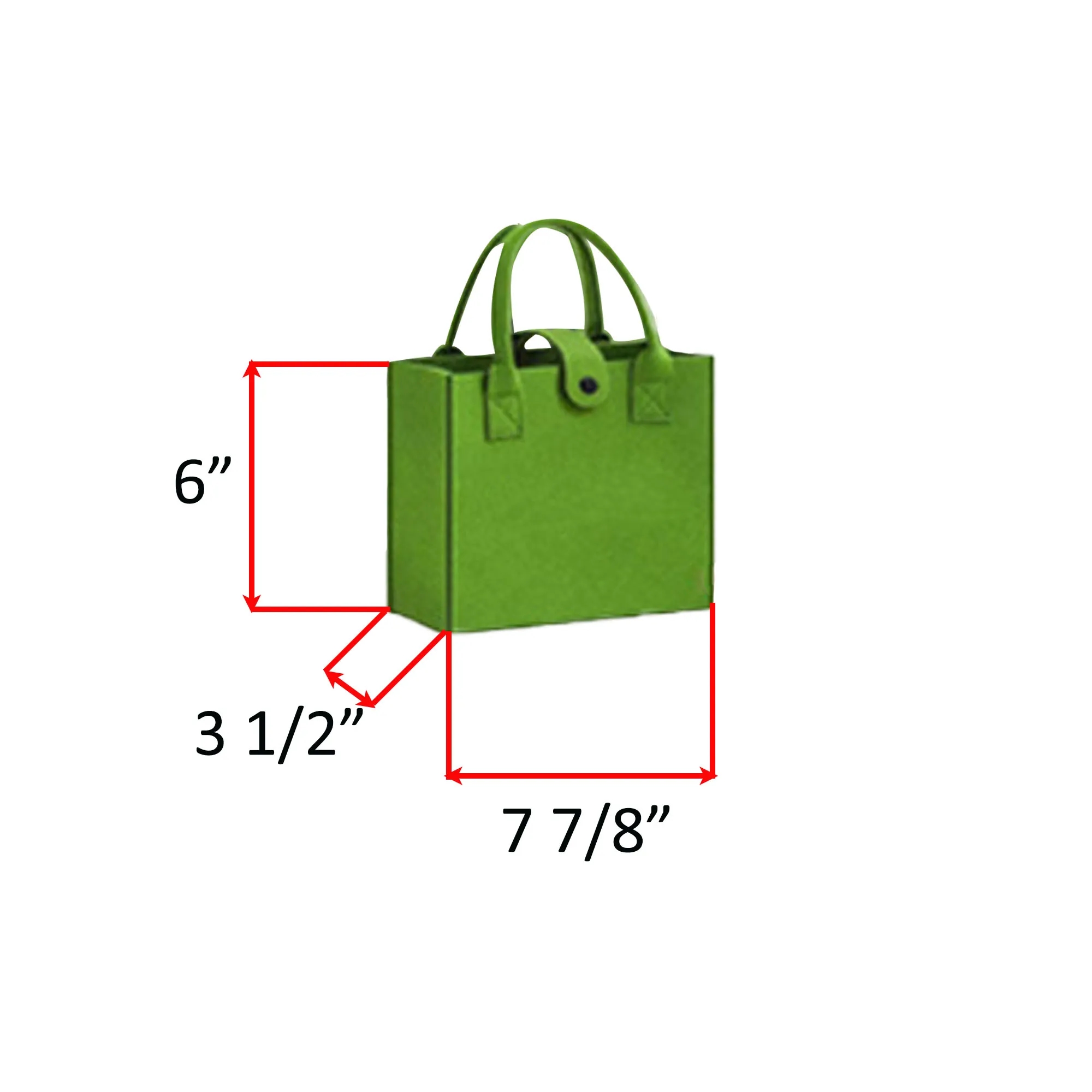 Sublimation/Thermal Mini Felt Tote Bag 3