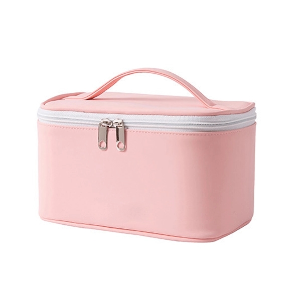 PU Travel Makeup Organizer Box & Cosmetic Toiletry Bag 10