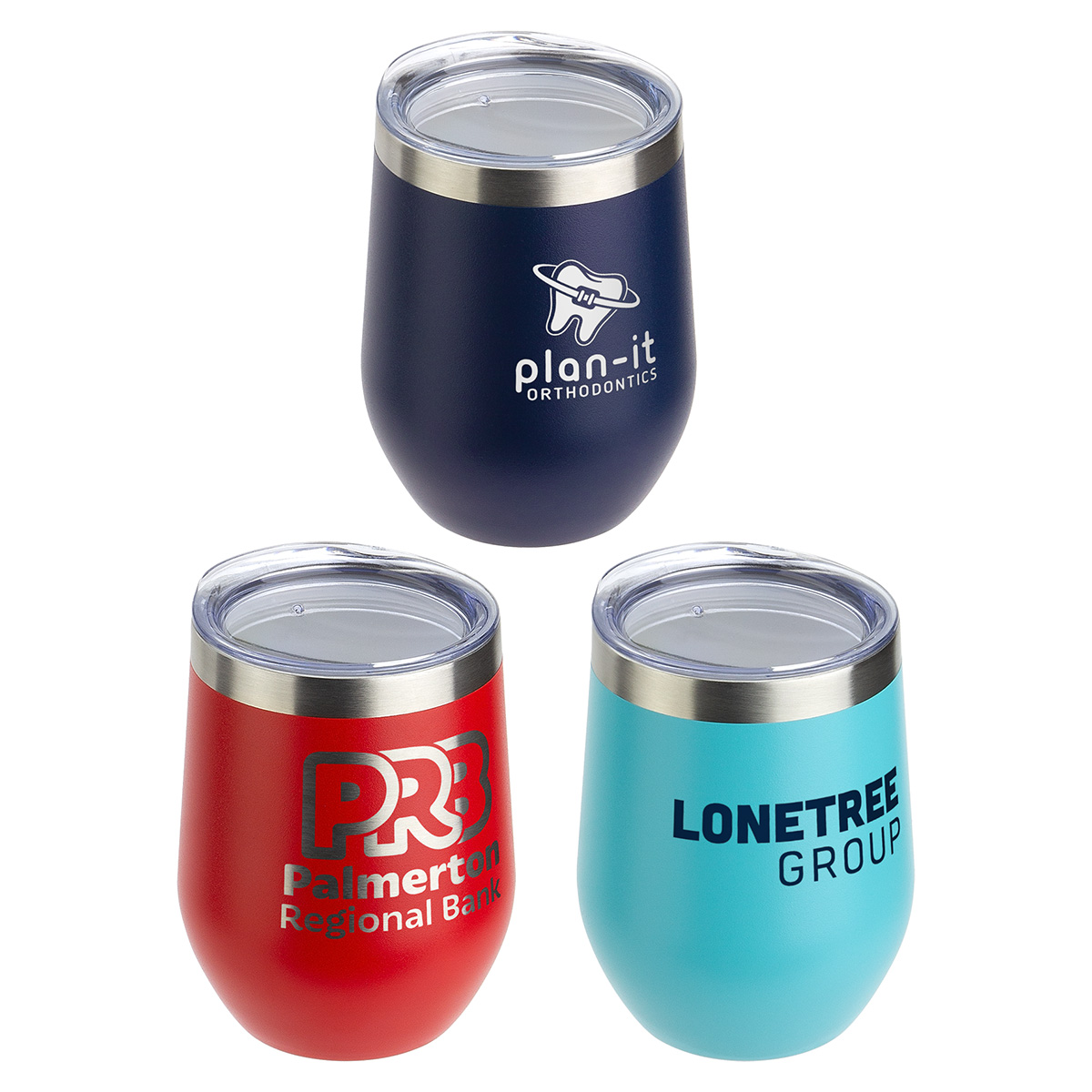 Pero 12 oz Copper-Lined Powder-Coated Insulated Goblet 12