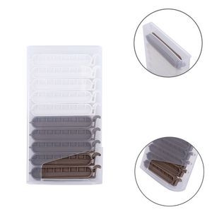 10 Pieces Food Bag Sealer Clip With Dispenser 3