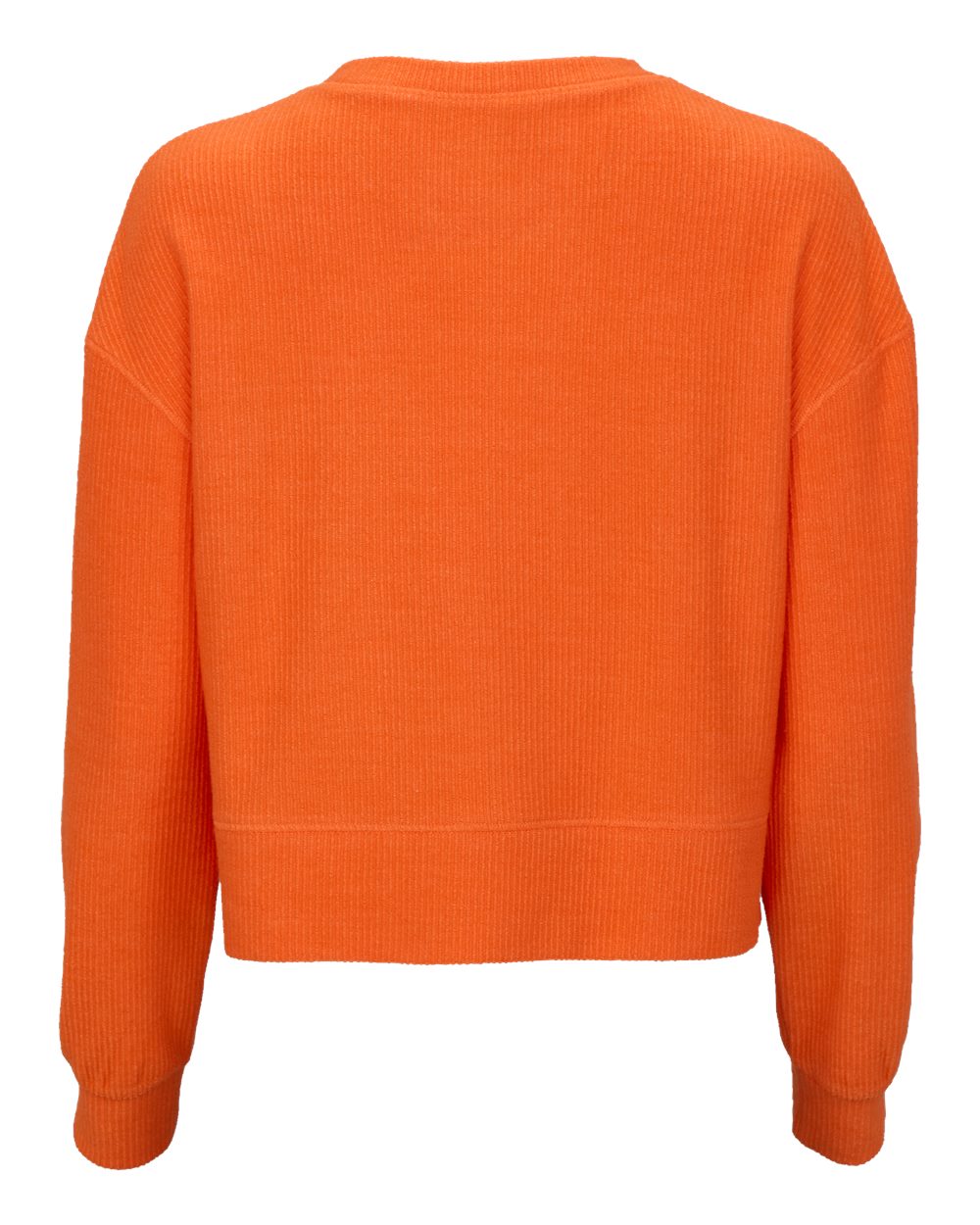Women's Ribbed Knit Cropped Boxy Crew - BW5102 26