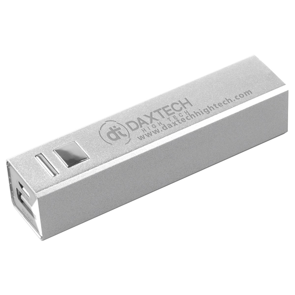 2200mAh Classic Metal Square Tube Power Bank 6
