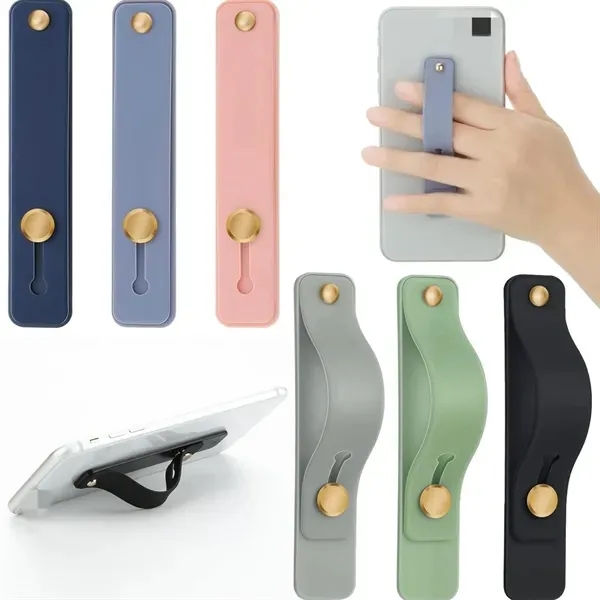 Phone Grip Holder Stand - Finger Strap Attachment 3