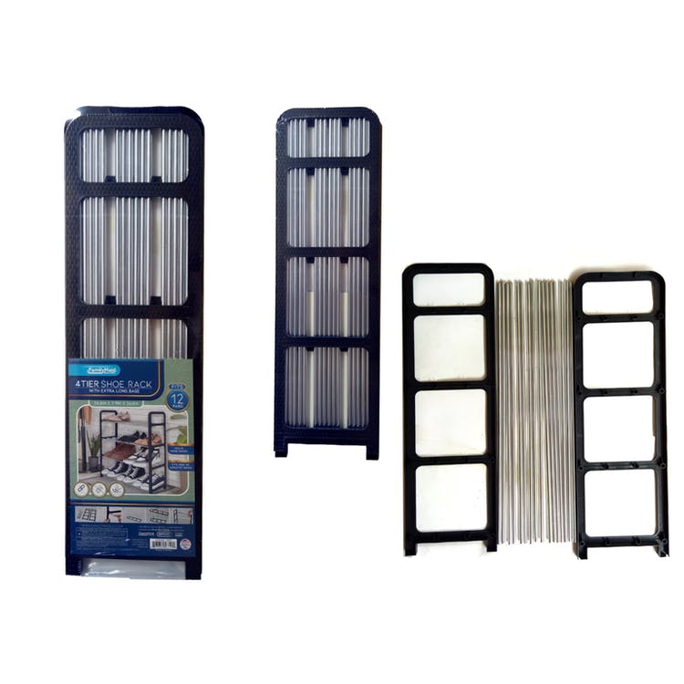 Shoe Racks - 4 Tiers Holds 12 Pairs 2