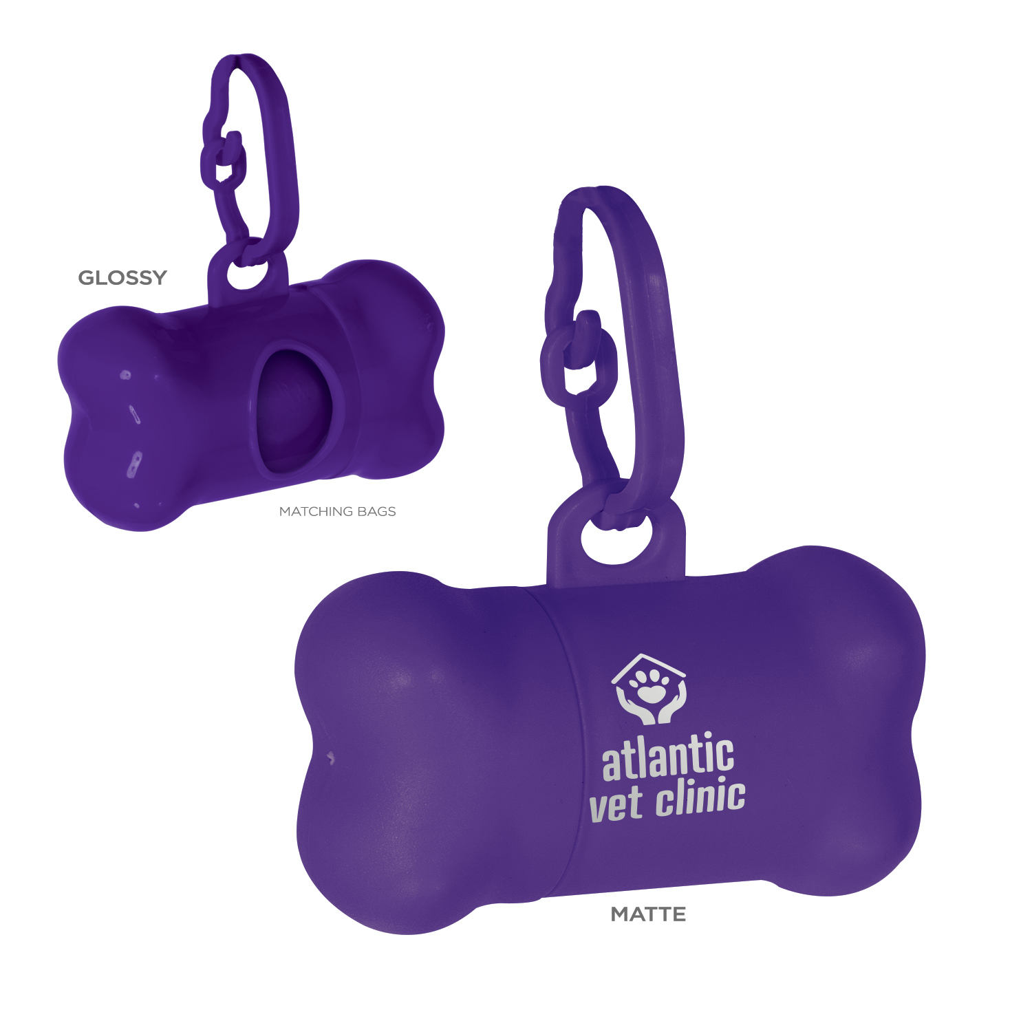 Doggy Bone Waste Bag Container 2