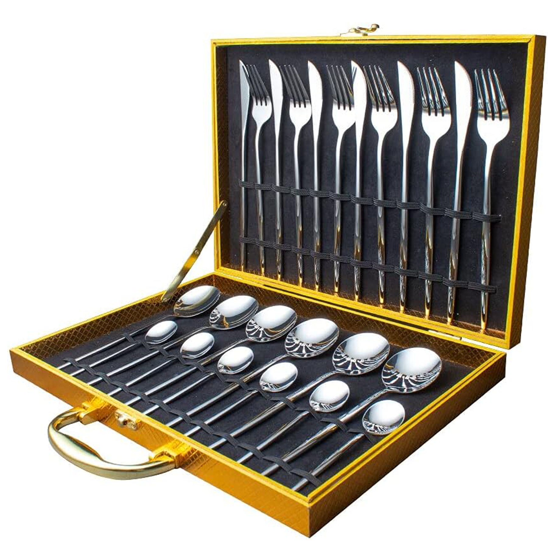 24-Piece Stainless Steel Silverware Set 9
