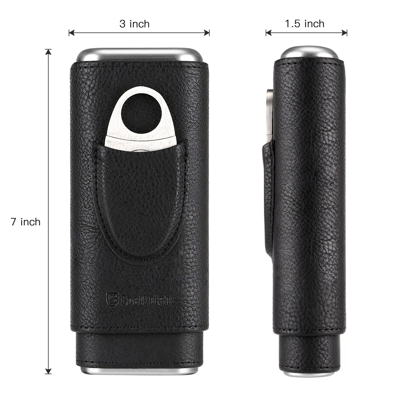 Wholesale Portable Leather Travel Humidor 4