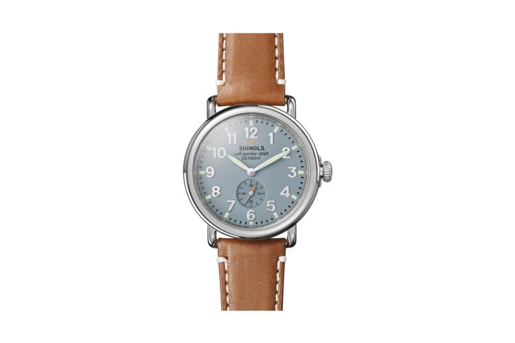 Shinola The Runwell Leather Strap Watch 1