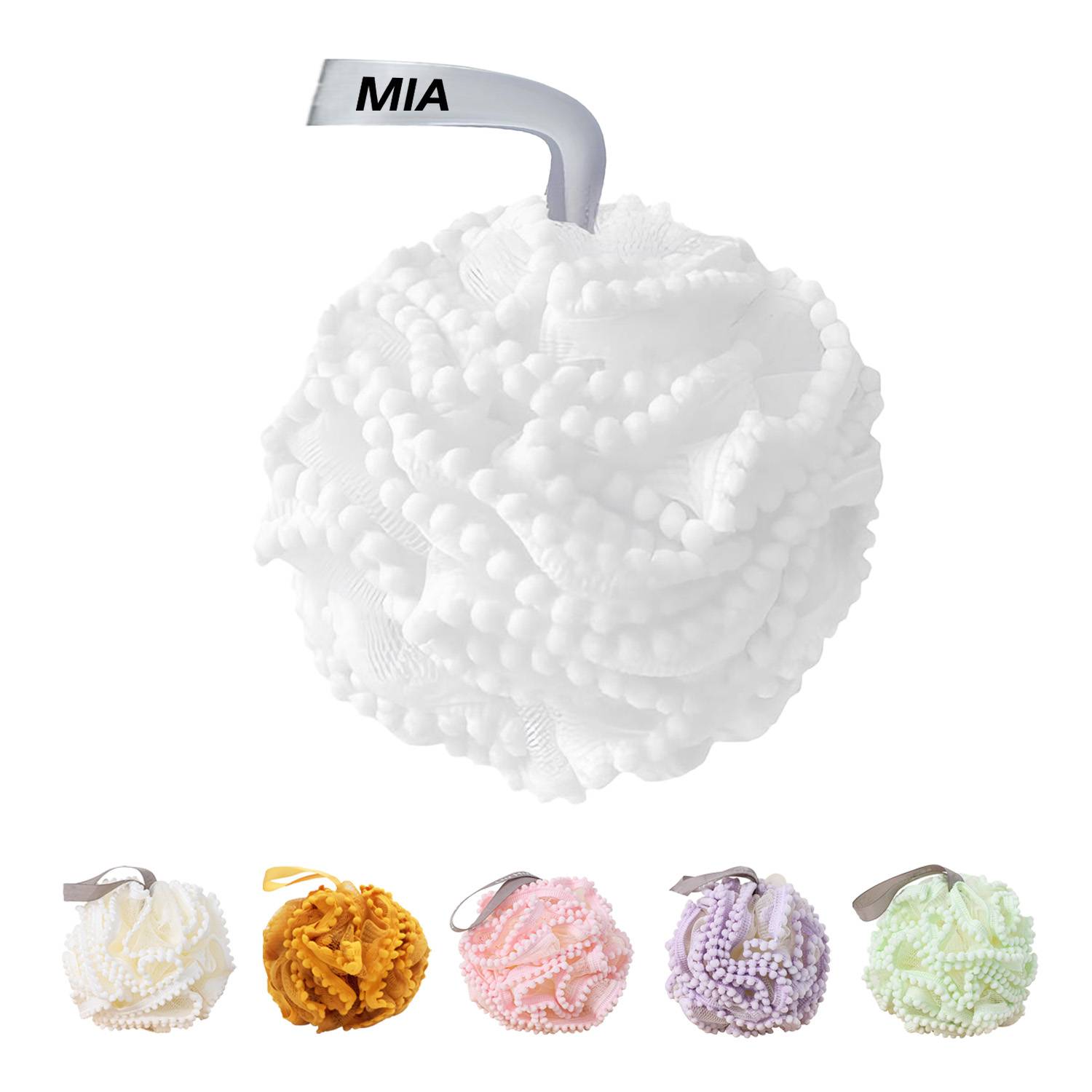 Mesh Bath Sponges Bathing Set