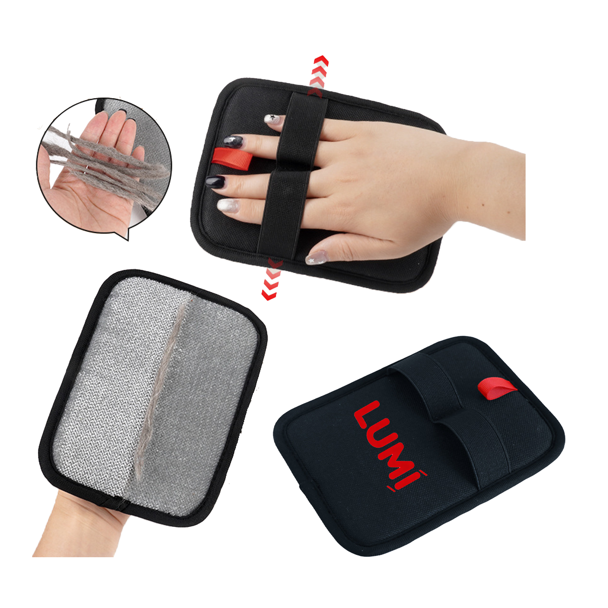 Cat Fur Removal Gloves Pet Cleaning Tool 3