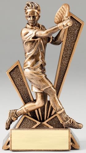 Tennis Male Checkmate Resin Sculpture 3