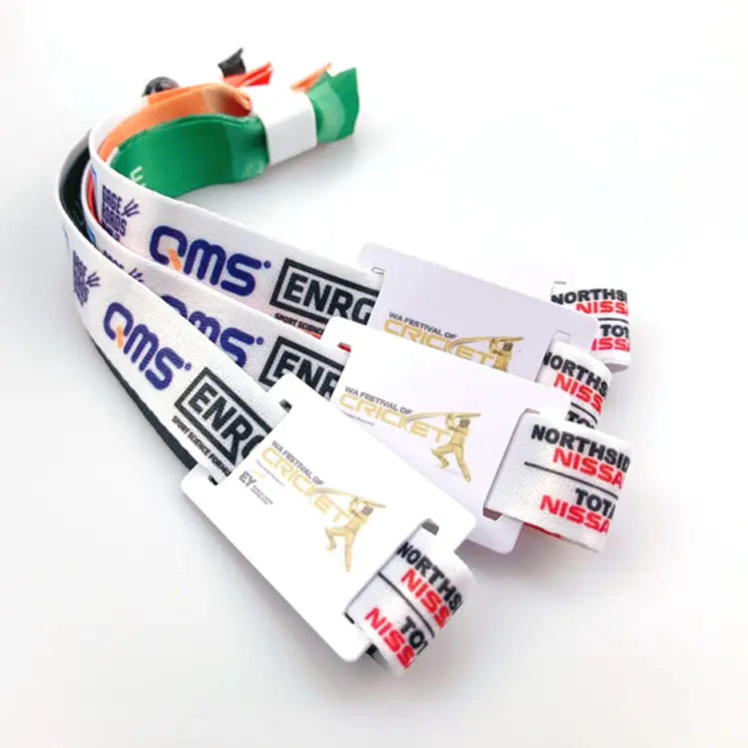 iTAGL 3/4" Smart NFC Digital Business Event Fabric Wristband 1