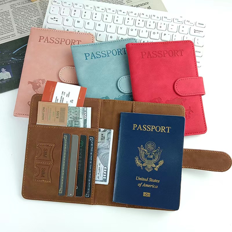 PU Leather Mluti-functional Passport Holder 2