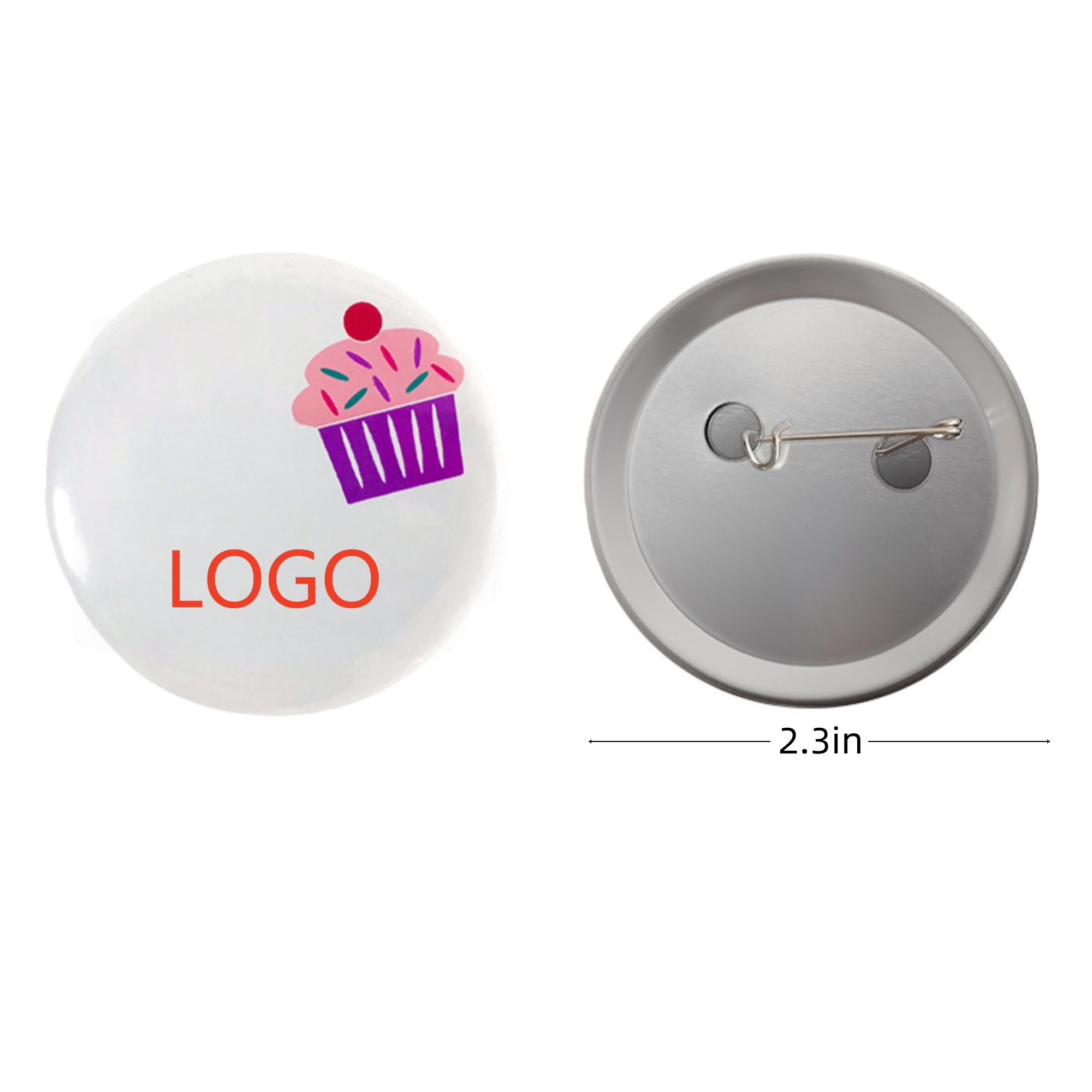 2.3" Inch Round Custom Button 4