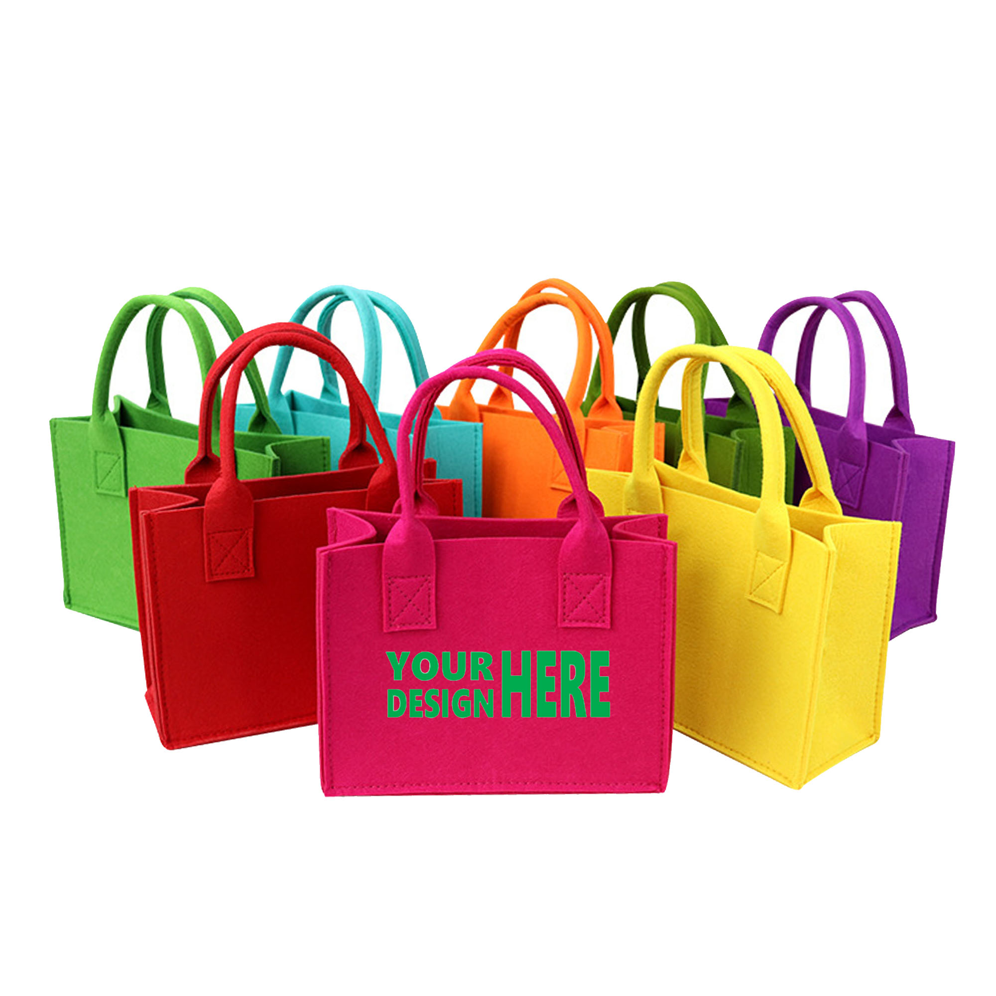 Felt Handbag Reusable Bags 1
