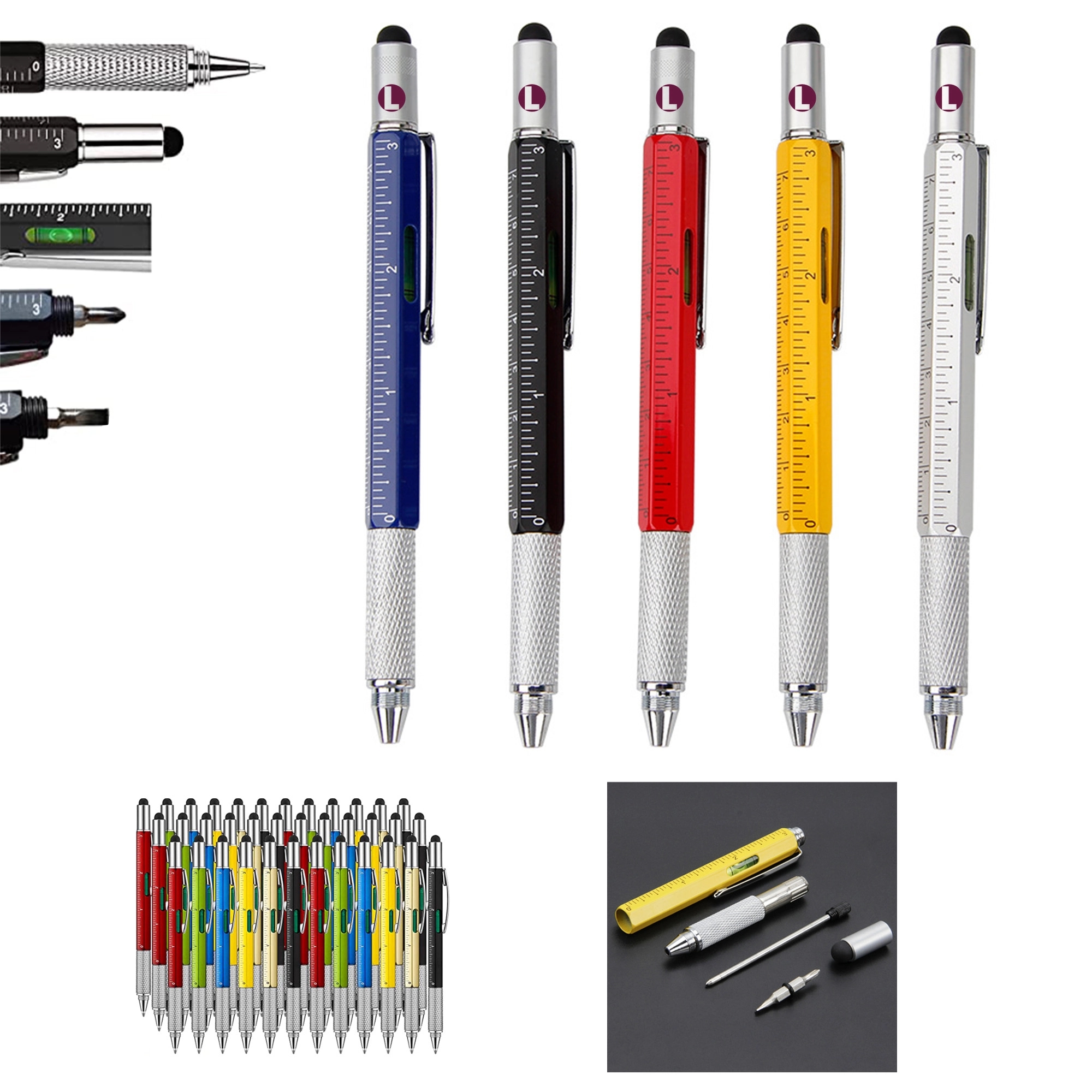 6 in 1 Multifunction Tool Ballpoint Pen 10