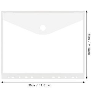 11-Hole Transparent File Bag 2