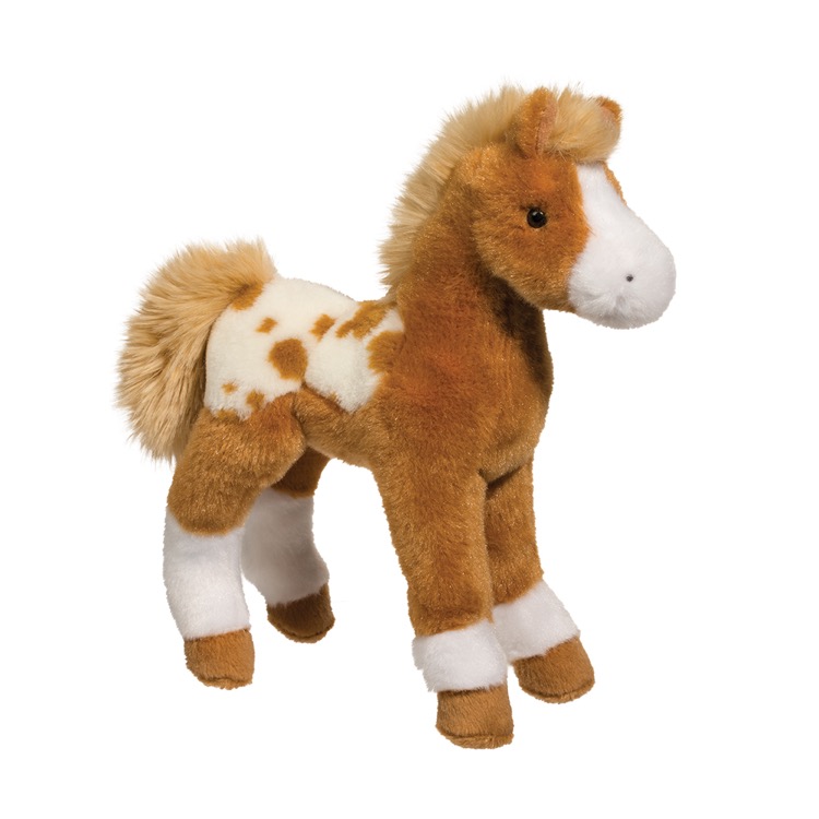 Freckles Golden Appaloosa Foal Stuffed Animal 2