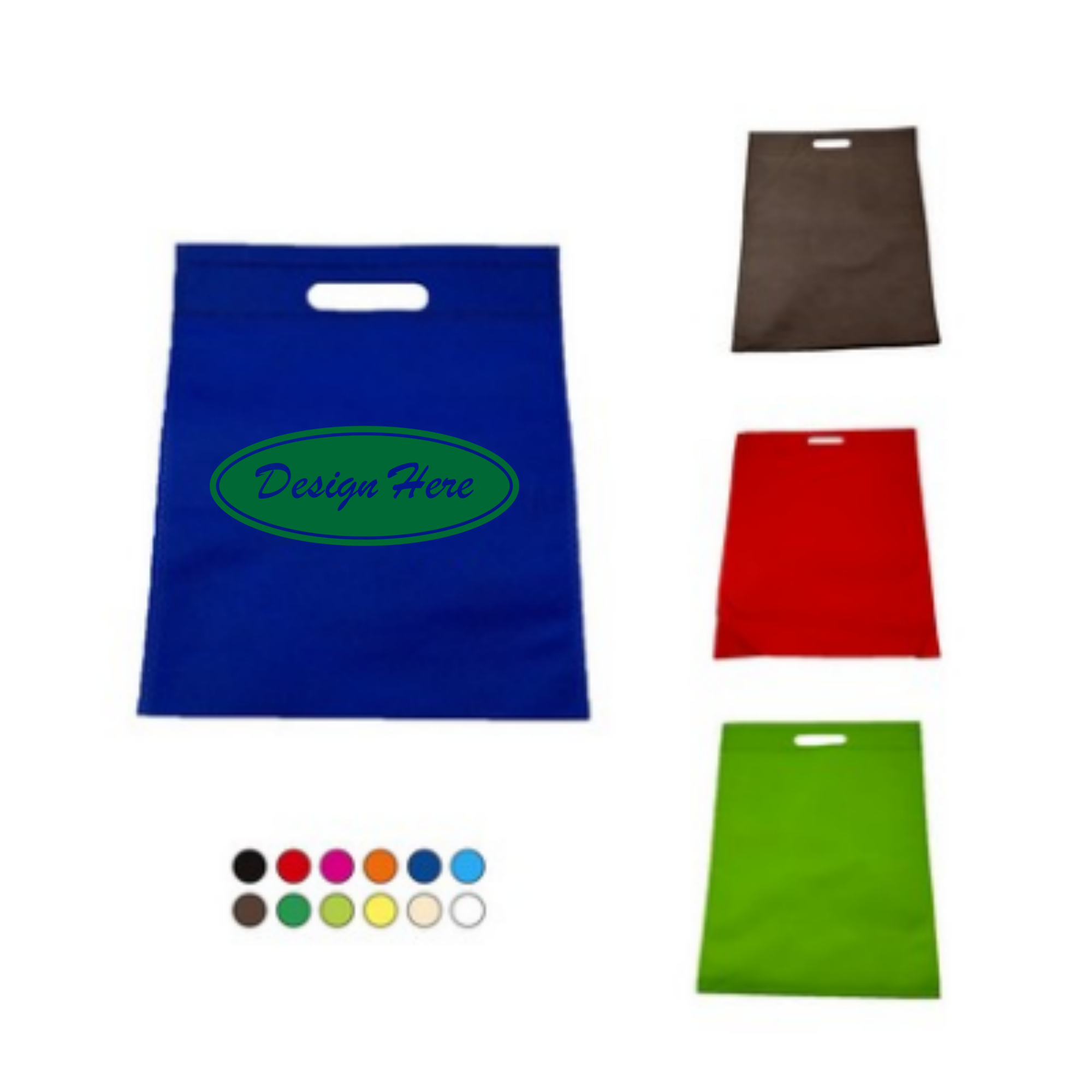 Non-woven Flat Pocket Shopping Bag 1