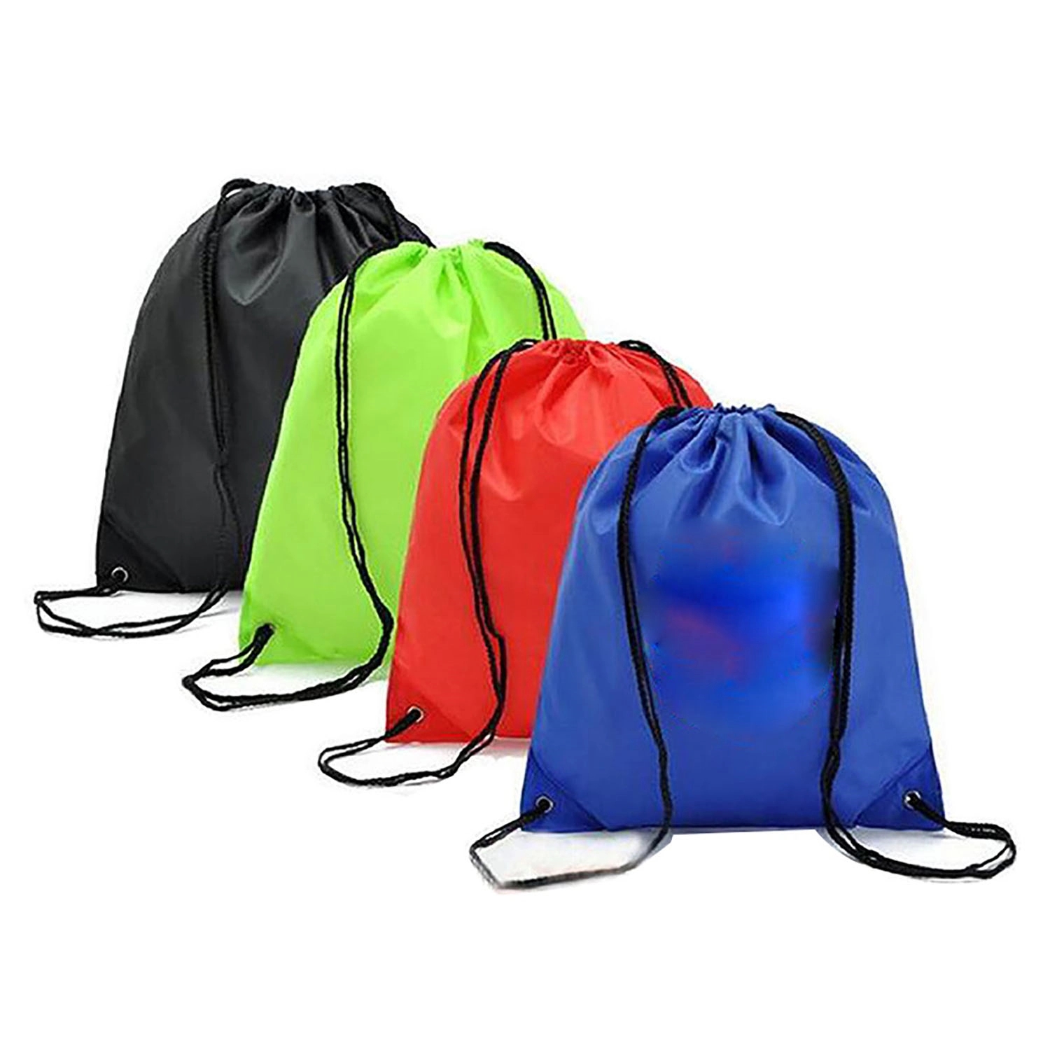 210D Polyester Drawstring Backpacks 7