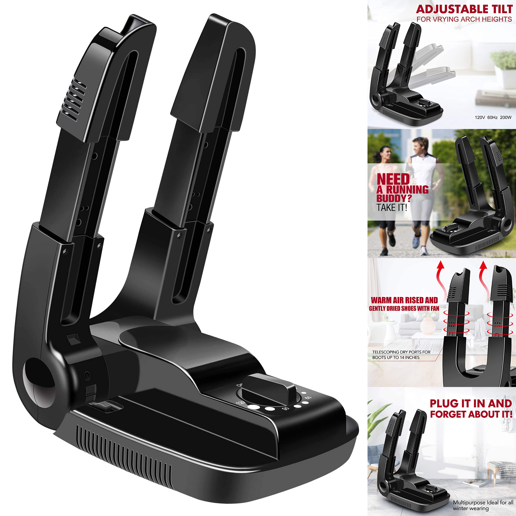Portable Electric Shoes Boots Dryer and Warmer