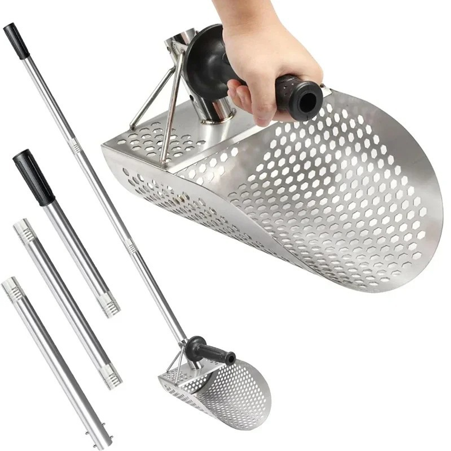 Long Handle Metal Detector Sand Shovel 2