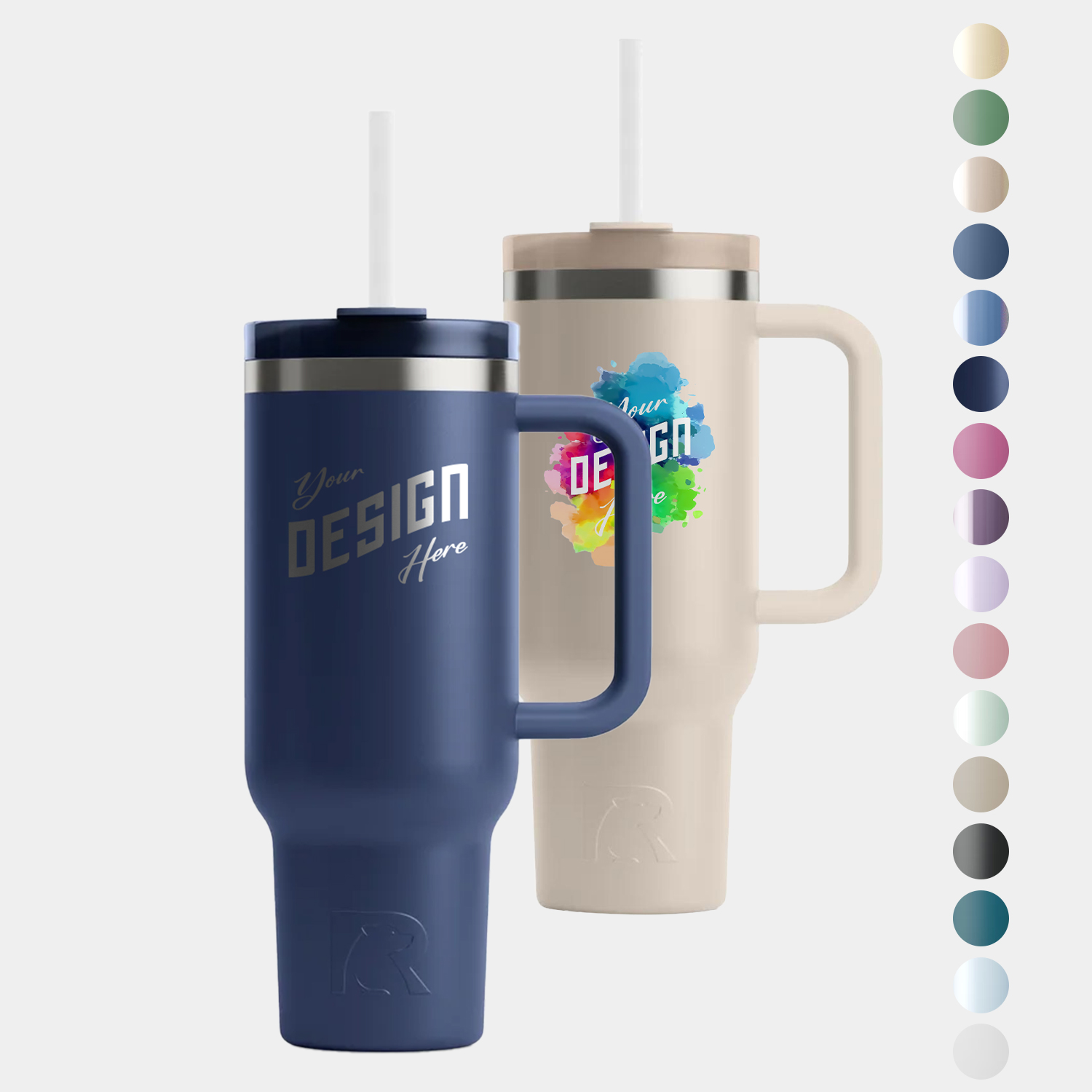 30 Oz RTIC® Leak-Resistant Ceramic Lined 3-in-1 Lid Tumbler 4