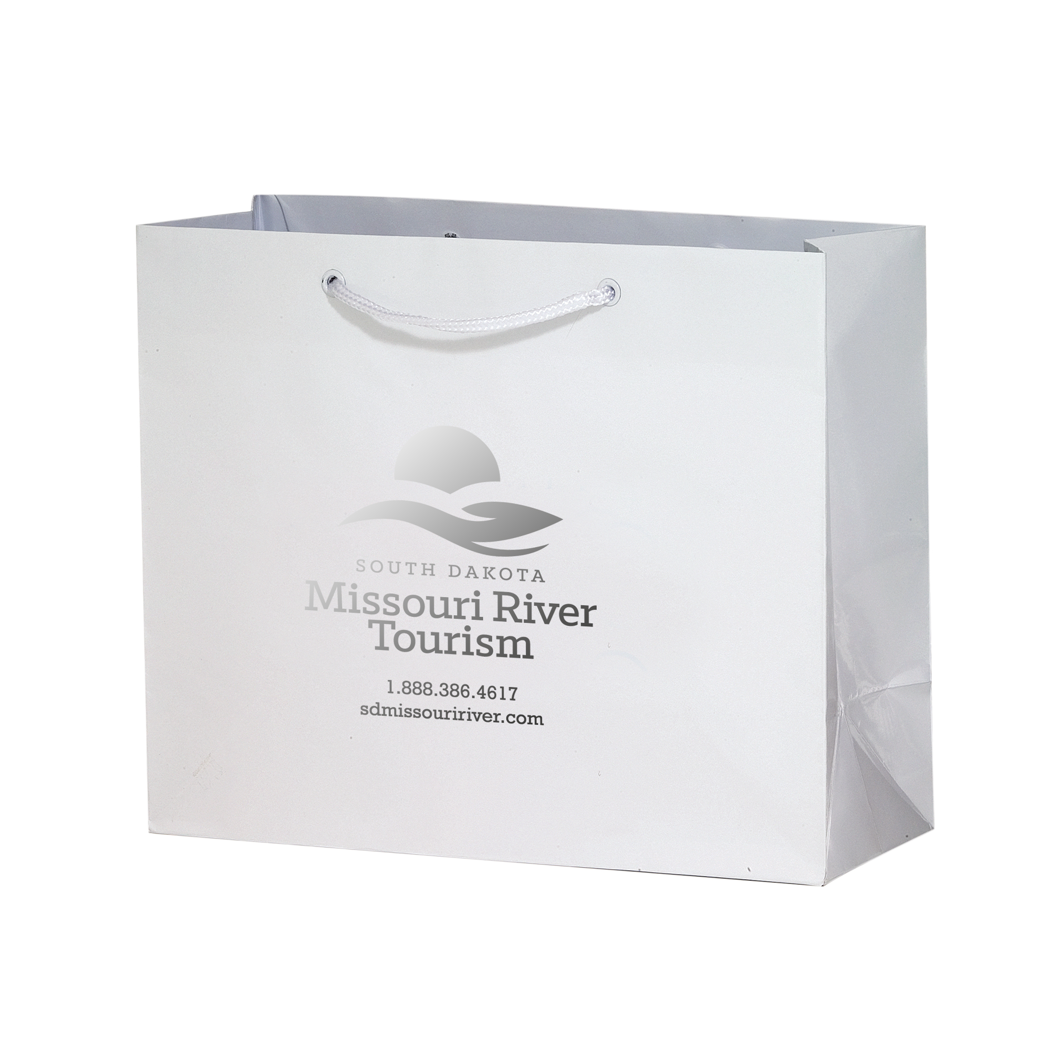 Gloss Laminated Euro Tote Bags - Foil Stamped 2