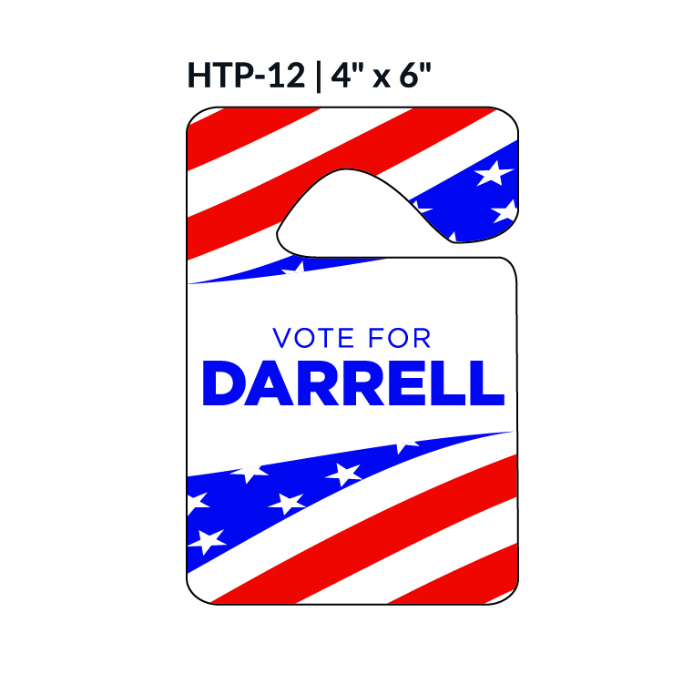 Numbered Hang Tag w/1 Side Imprint (4"x6") 2