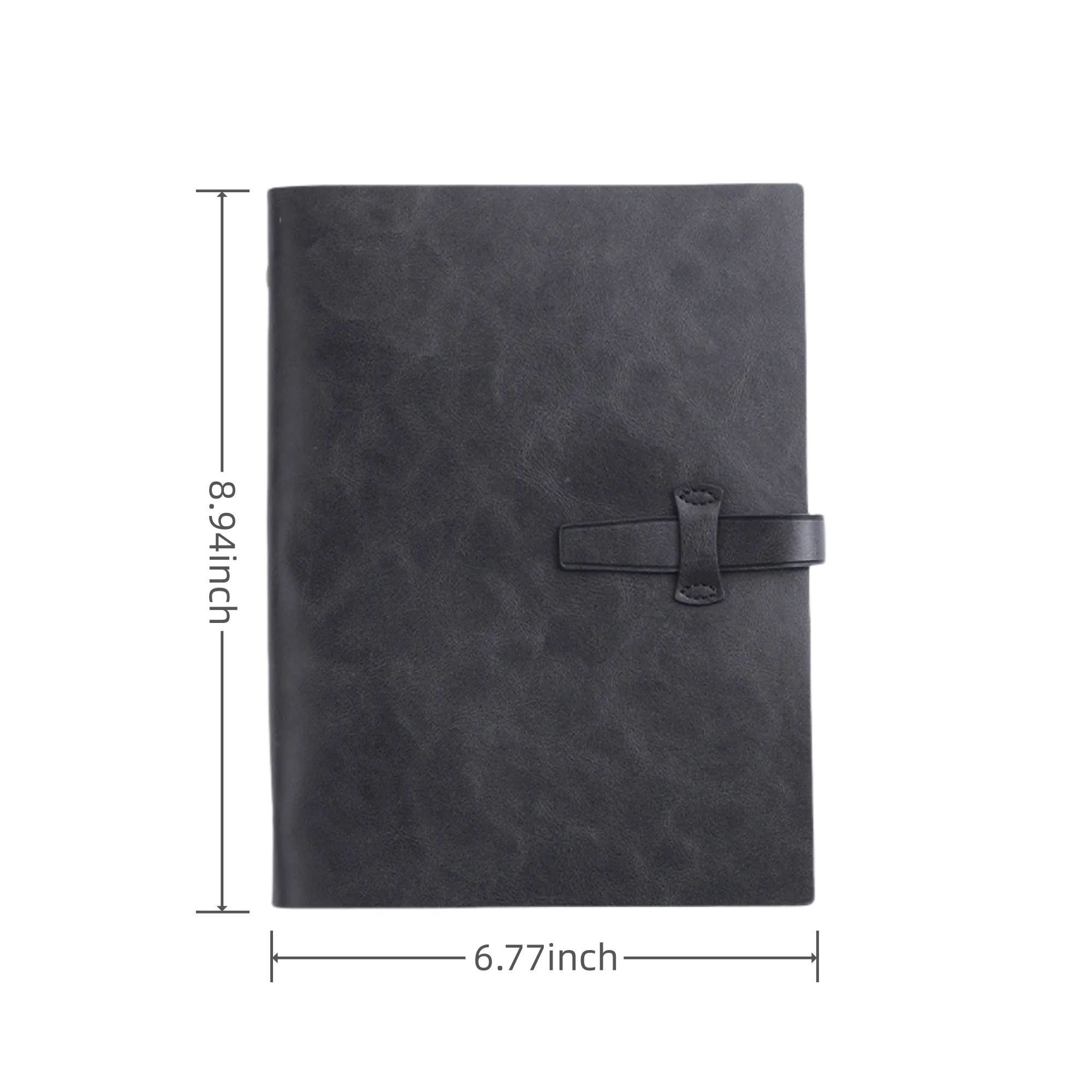 A5 Genuine Leather Business Loose-Leaf Notebook 5