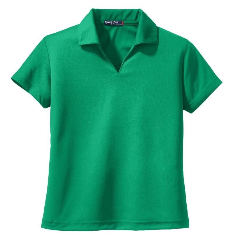 Sport-Tek Women's Dri-Mesh V-Neck Polo. 19