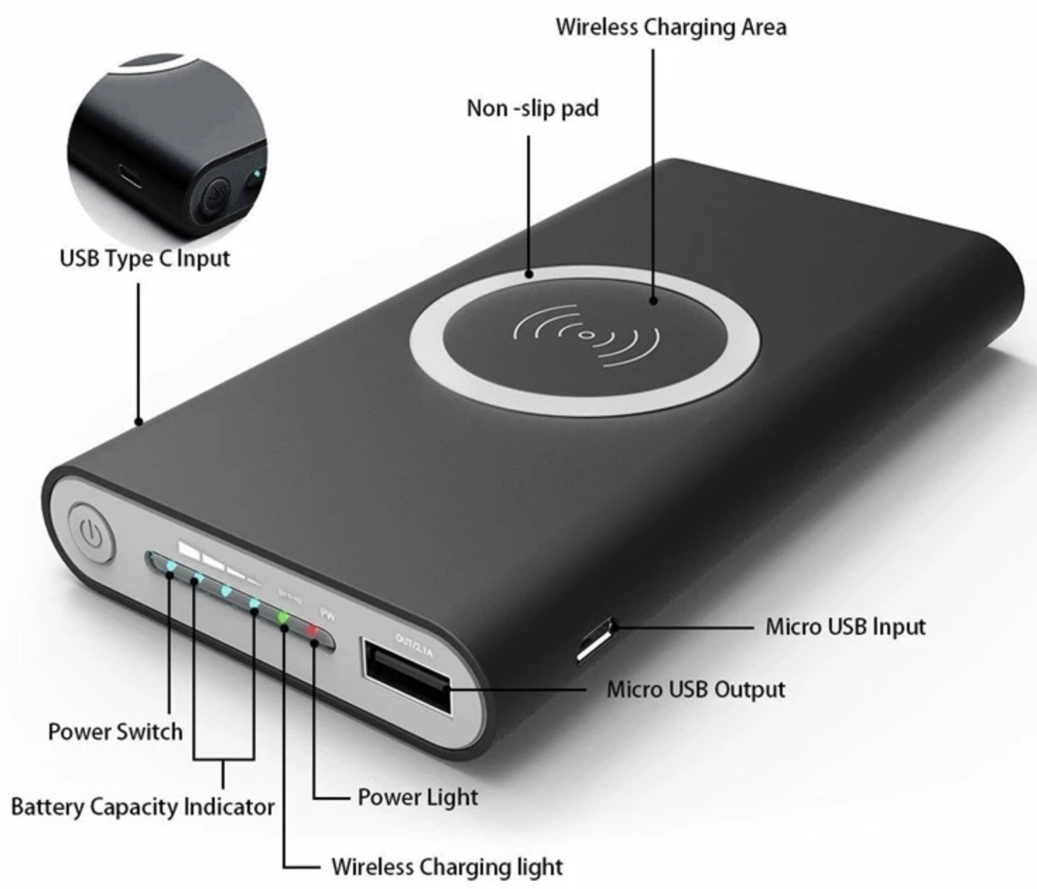 SnapCharge Magnetic Pocket Power Bank 5