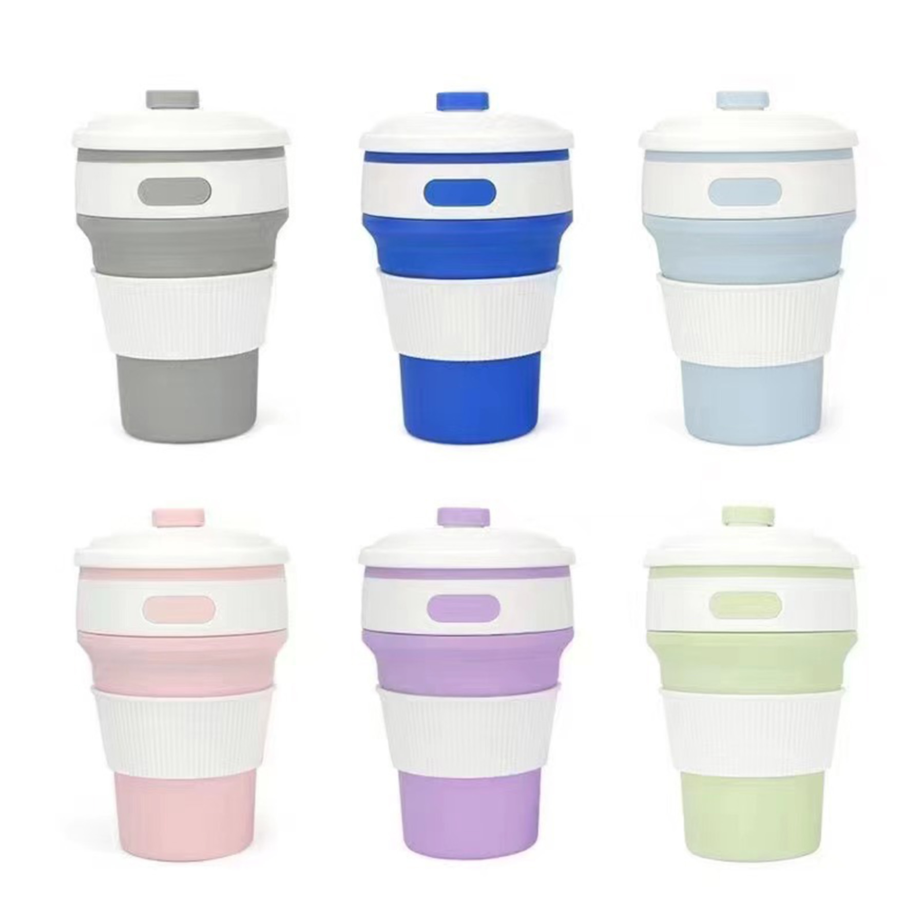 350ML Collapsible Silicone Cups 2